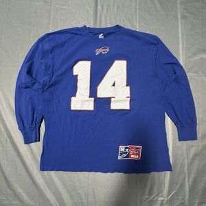 Majestic Buffalo Bills Sammy Watkins Shirt Mens XL Long Sleeve Blue Jersey